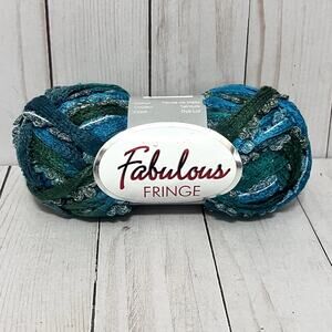 Mary Maxim Fabulous Fringe 3.5 oz/ 22 yds Acrylic/Metallic Choose your color